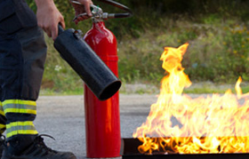 Service de sécurité incendie certifié